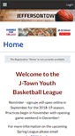 Mobile Screenshot of jtownyouthbasketball.com