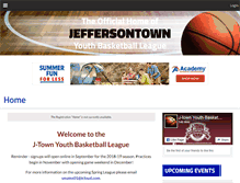 Tablet Screenshot of jtownyouthbasketball.com